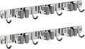 2 Pack Mop and Broom Holder Wall Mount, Non-slip Broom Hanger, Heavy Duty Mop by CUXIXA