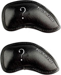 CRAFTSMAN GOLF 12pcs or 1pc Thick Synthetic Leather Golf Iron Head Covers Set by CRAFTSMANGOLF