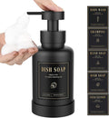 Luxspire Foaming Soap Dispenser, Glass Foam Pump Soap Dispenser, Non-Slip Hand by Luxspire