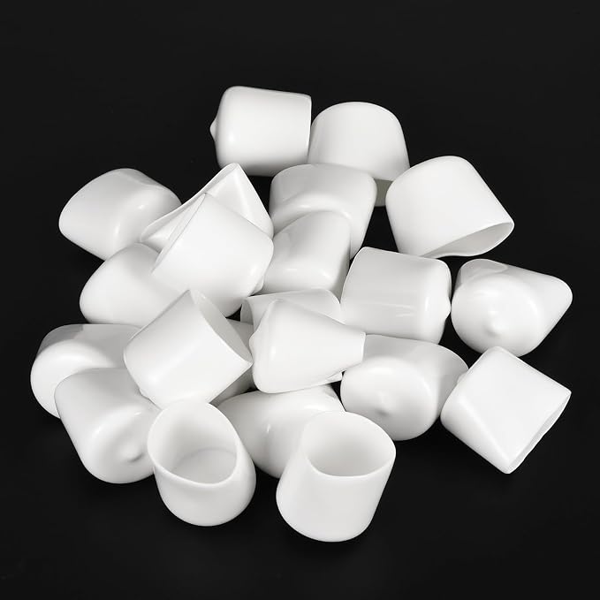 uxcell 20pcs Rubber End Caps 26mm ID Vinyl Round End Cap Cover Screw Thread - Image 4
