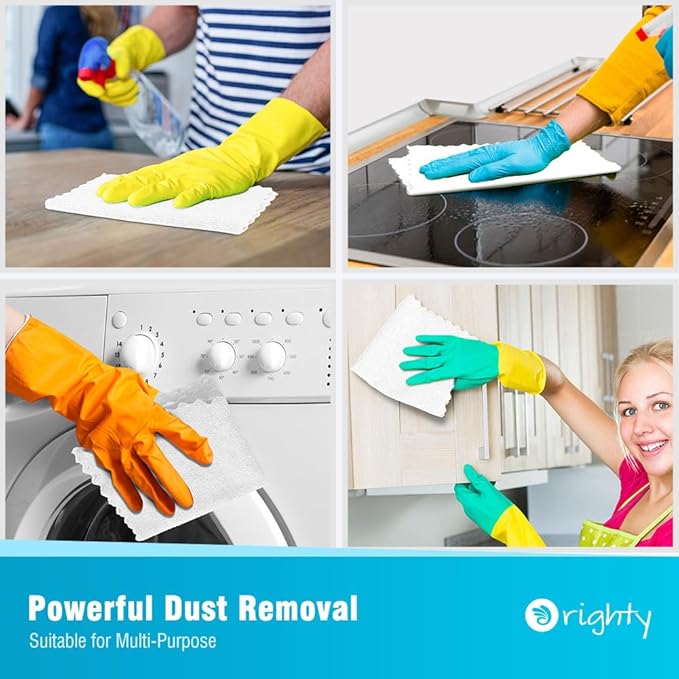 Orighty Cleaning Cloths, Shop Towels 50 Pack, Shop Rags Reusable, Microfiber - Image 6