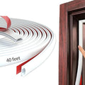 White Rubber Weather Stripping Door Seal Strip, D Shape Door Rubber Weather by PUNDIN