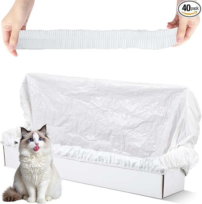 Trash Bags for Popur X5 Litter Box – Thickened, Leakproof Design, 7-Day Odor by Litterliners