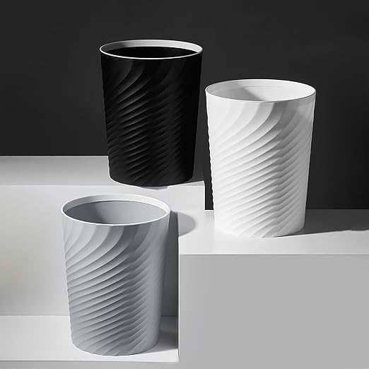 Small Bathroom Trash Can 1.8 Gallon Wastebasket Recycling Bin - Image 5