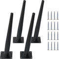 4PCS 12 Inch Matte Black Tapered Angled Legs by IURRDOP