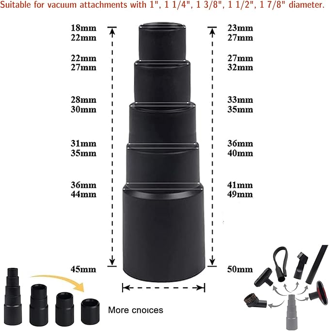 12 Pcs Universal Vacuum Attachments - Image 3