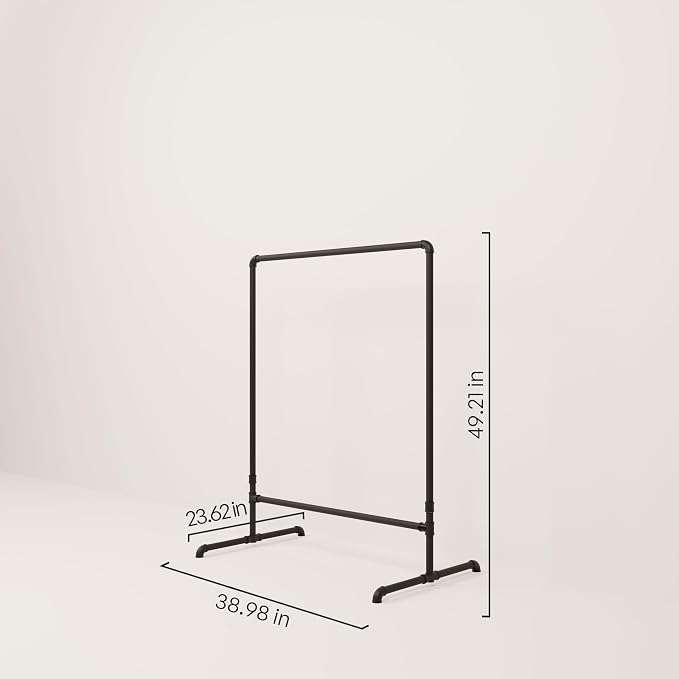 pamo Industrial Pipe Clothing Rack - Image 2
