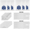 6 Packs GN 3D Airclean Bags Replacement by XBWW