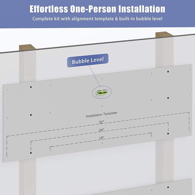 2-Pack 2x3ft Garage Shelving Wall Mounted, 400LB Capacity - Image 8