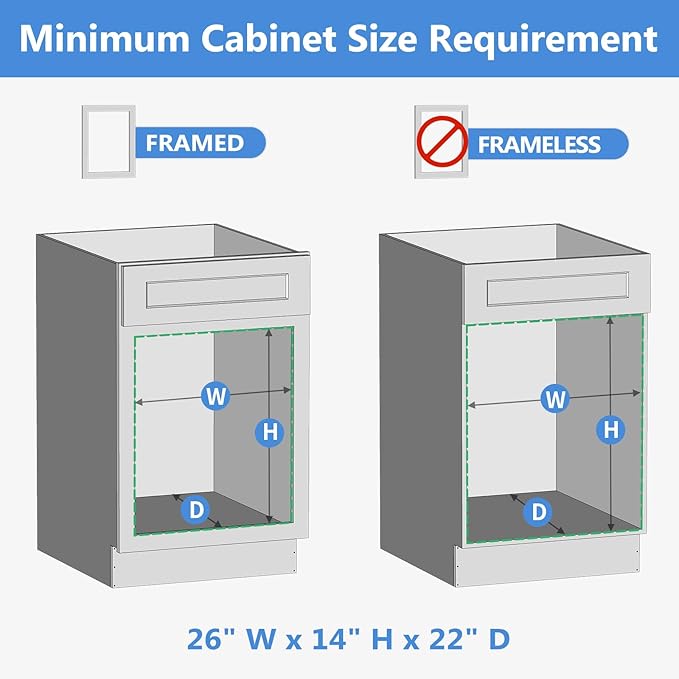 ROOMTEC 2 Tier Individual Pull Out Cabinet Organizer 25½"W x 21½"D, Slide Out - Image 4