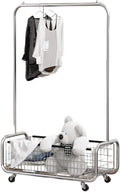 Garment Rack With Storage Baskets, Clothing Rack by AUGMIRR