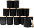 14 OZ Thick Candle Jars for Making Candles 12 Pcs, 3 Wick Empty Jars by Showin