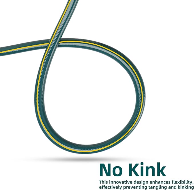 Solution4Patio Short Leader Green Garden Hose 3/4 in. x 12 ft. -Kink Free - Image 5