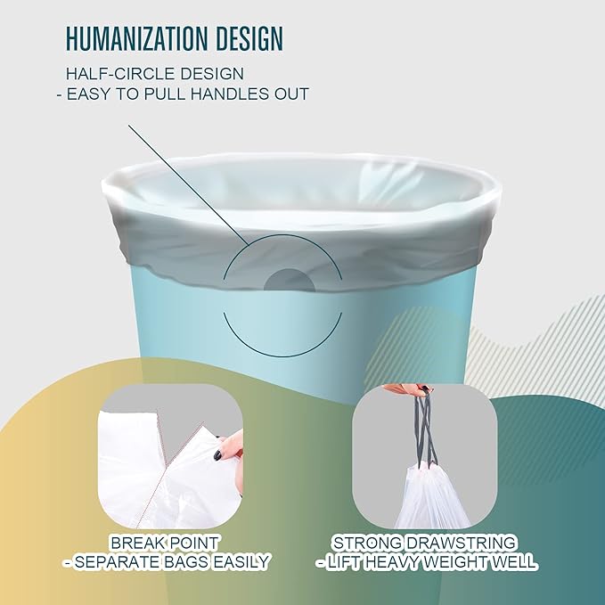 FORID Small Drawstring Trash Bags - Image 3