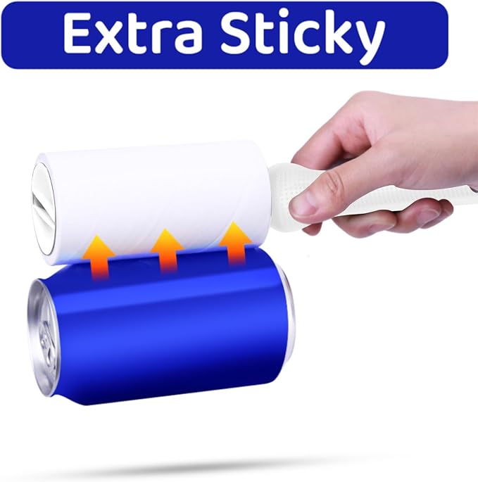 Sticky Lint Roller for Pet Hair: Lint Remover for Dog Cat Hair Mega Value Set - Image 3