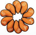 Montela Golf Iron Covers, Golf Iron Head Covers Mesh Golf Iron Covers Set 10pcs by montelagolf
