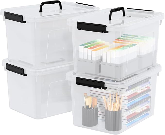10 Quart Plastic Storage Bins - Image 2