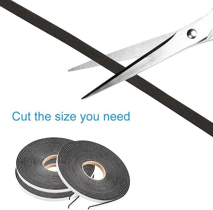 Seal Foam Tape, 1/4 Inch W x 1/16 Inch T Weather Stripping - Image 4