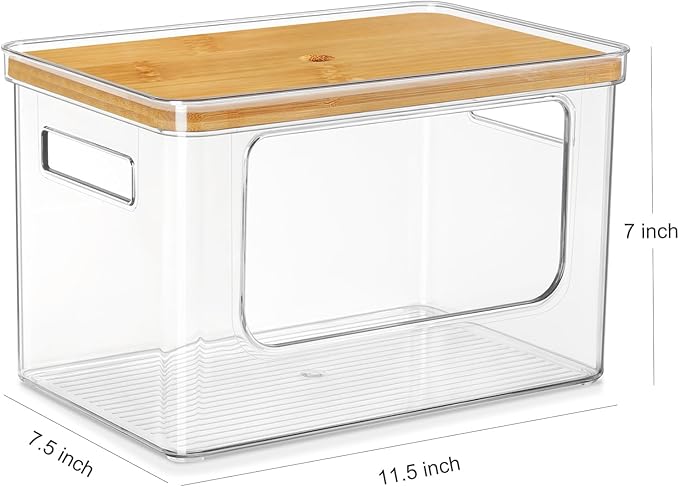 Hudgan Stackable Storage with Bamboo Top - Image 5