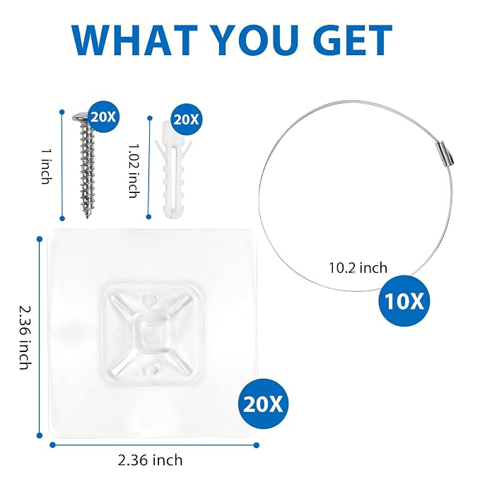 Adhesive Furniture Wall Anchors, Vinkqiado Anti Tip Furniture Safety Straps - Image 6