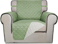 PureFit Reversible Quilted Sofa Cover, Water Resistant Slipcover Furniture by PureFit