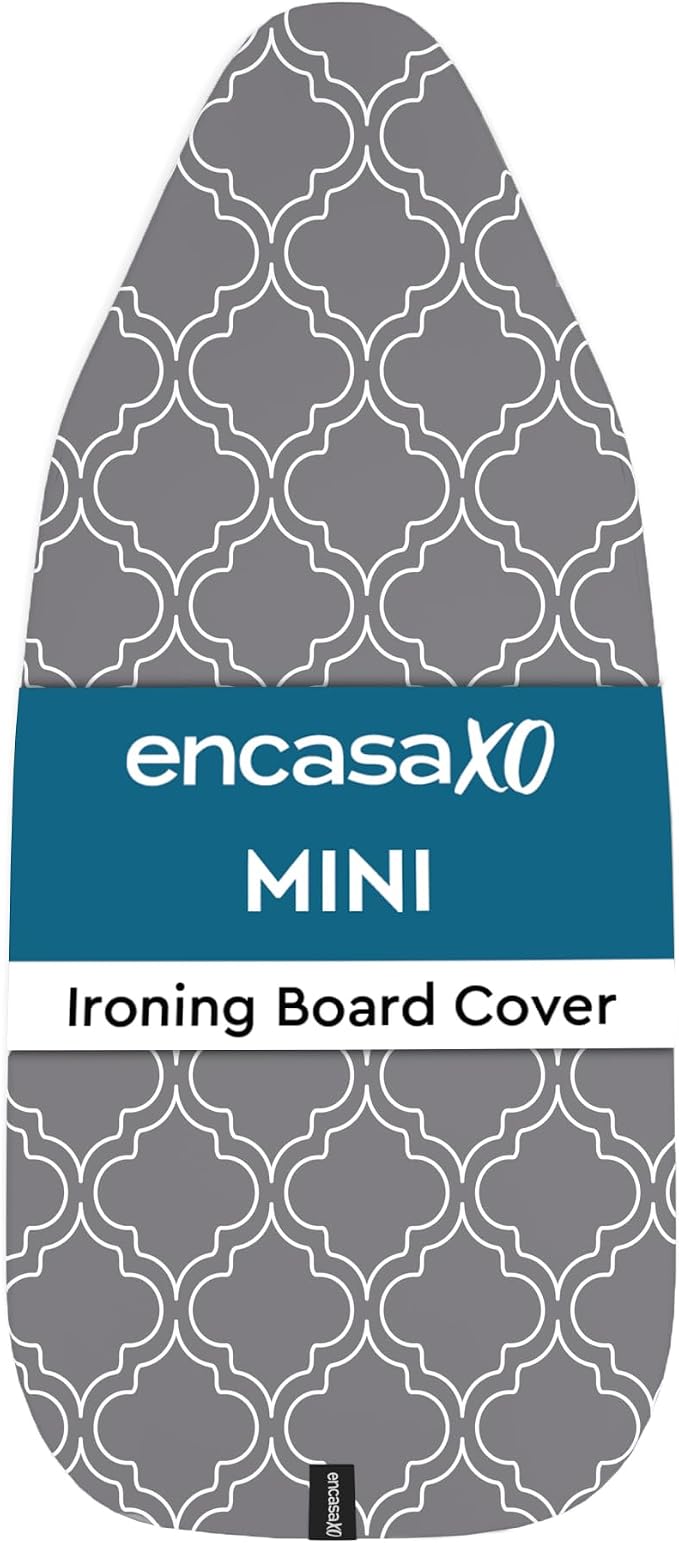 Encasa XO Ironing Board Cover and Pad 28"x12" by EncasaXO