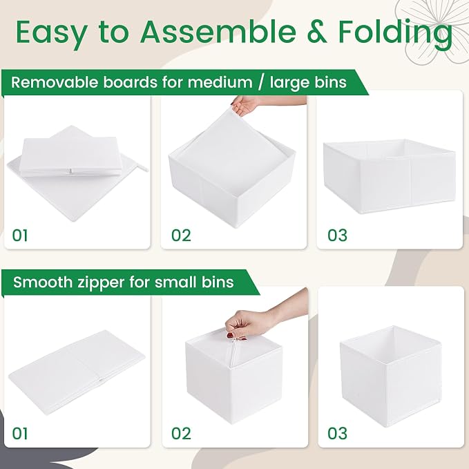 Criusia 16 Pack Underwear Drawer Organizer, Drawer Organizer Clothes, Foldable - Image 6