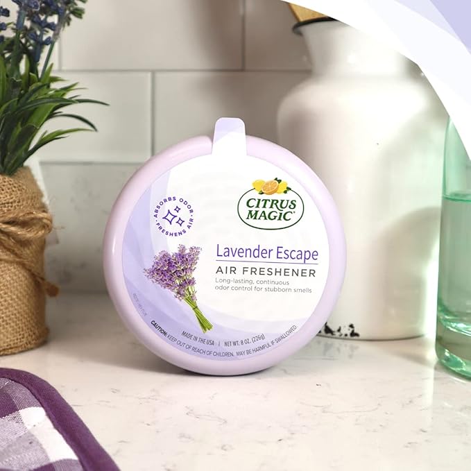 Citrus Magic Odor Absorbing Solid Air Freshener, Lavender Escape, 8 Ounce - Image 2