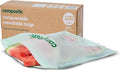 Compostic Home Compostable Resealable Gallon Bags, Microwave & Freezer Safe by COMPOSTIC