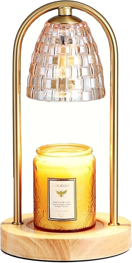 Candle Warmer Lamp with Timer and Dimmer, Electric Scented Wax Warmer by ABCIndus