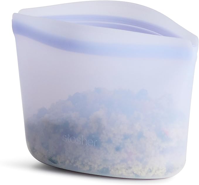 Stasher Premium Silicone Reusable Food Storage Bowl, Sous Vide, Dishwasher by Stasher