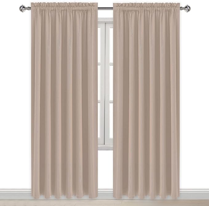 DWCN Blackout Curtains for Living Room Thermal Insulated, Energy Saving & Noise - Image 9