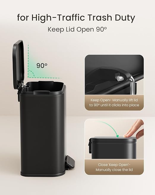 Cesun Small Bathroom Trash Can - Image 4