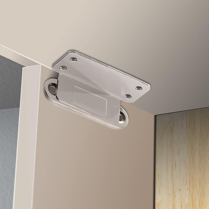 Cabinet Magnets Mousike Adhesive Strong Magnetic Door Catch Stainless Steel - Image 4