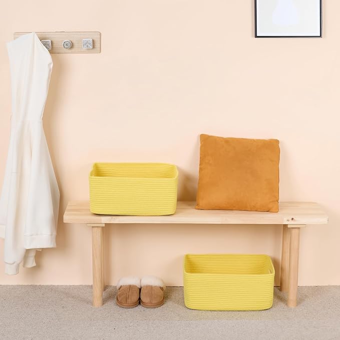 Large Storage Baskets for Shelves, Closet Organizers Bins for Clothes Blanket - Image 6