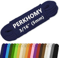 PerkHomy Cotton Rope 3/16" 100 ft Multi Purpose Utility Diamond Braided Cord by PerkHomy