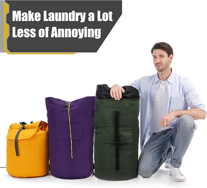 College Laundry Bag Extra Large Heavy Duty, Dorm Laundry Bag - Image 6