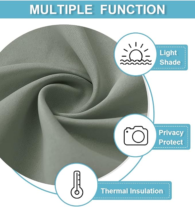 RYB HOME Small Window Curtains - Image 6