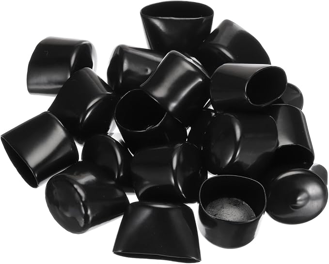 uxcell 20pcs Rubber End Caps 34mm ID Vinyl PVC Round Tube Bolt Cap Cover Screw - Image 4