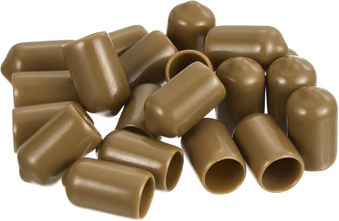 uxcell 20pcs Rubber End Caps 9mm ID Vinyl PVC Round Tube Bolt Cap Cover Screw - Image 4