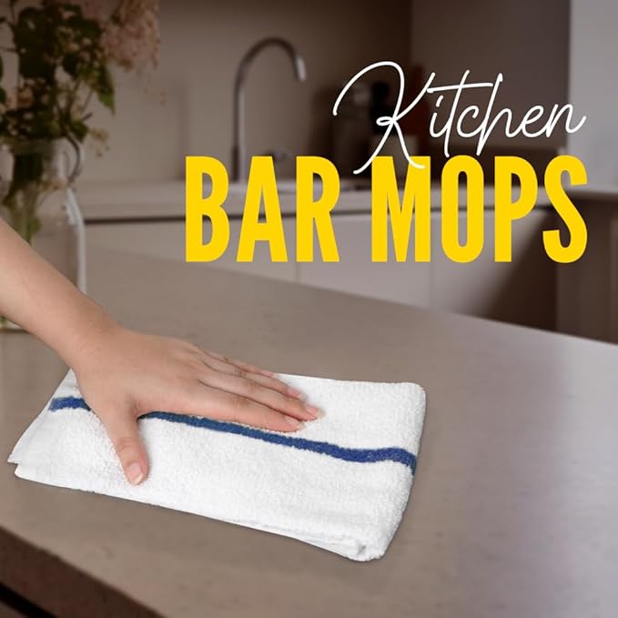 Avalon Towels Terry Bar Mop Towels Size 16"x19" – Absorbent and Durable - Image 2