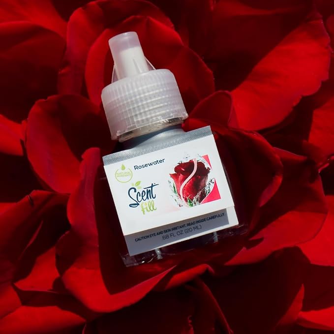 Scent Fill Rosewater Plug in Air Freshener, Scented Oil Refills, 2 Plug in - Image 3