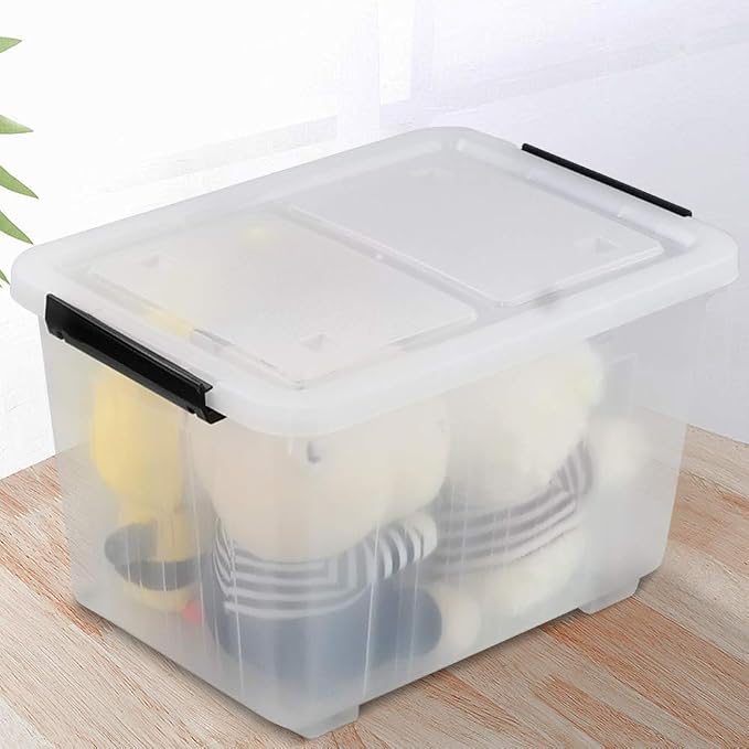 30 L Clear Plastic Storage Box - Image 6