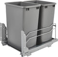 Rev-A-Shelf Double Pullout Trash Cans by Rev-A-Shelf