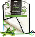 Whiffkitch Dishcloths Dishrags for Kitchen and Household Cleaning 6x7 3-Pack by EcoFriendlyBambooCloths