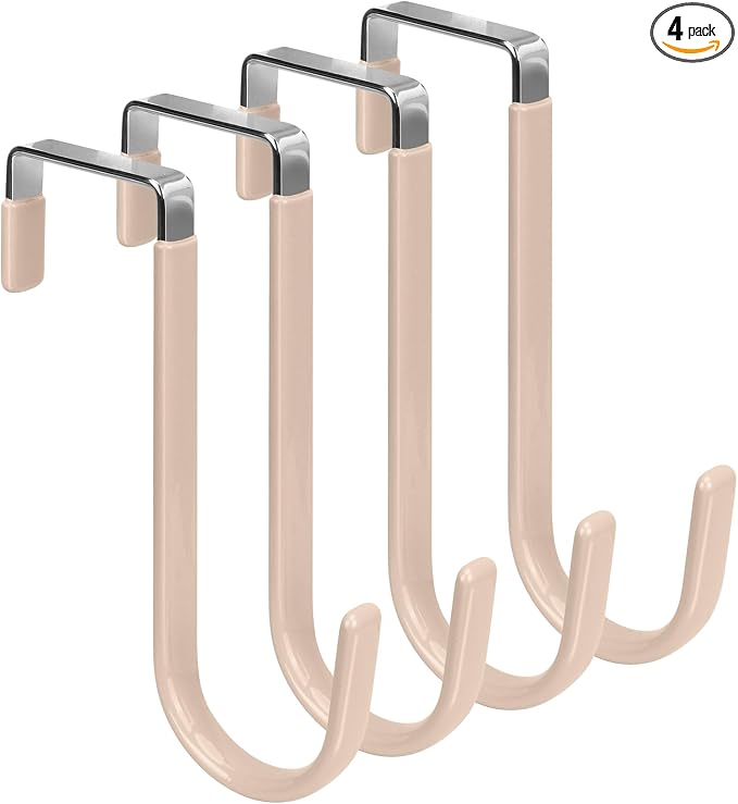 FYY Over The Door Hooks, 4 Pack Door Hangers Hooks by FYY