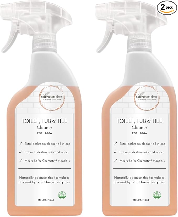 naturally it's clean Bathroom Cleaner | Toilet, Shower & Sink | Plant-Based by naturallyitsclean