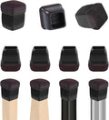 Ezprotekt 24 Pcs Extra Small Square Chair Leg Floor Protectors, Silicone Felt by VisittheEzprotekt