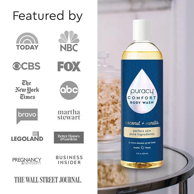 Puracy Body Wash, Natural Body Wash, 98.6% Pure Plant Ingredients, Moisturizing - Image 4
