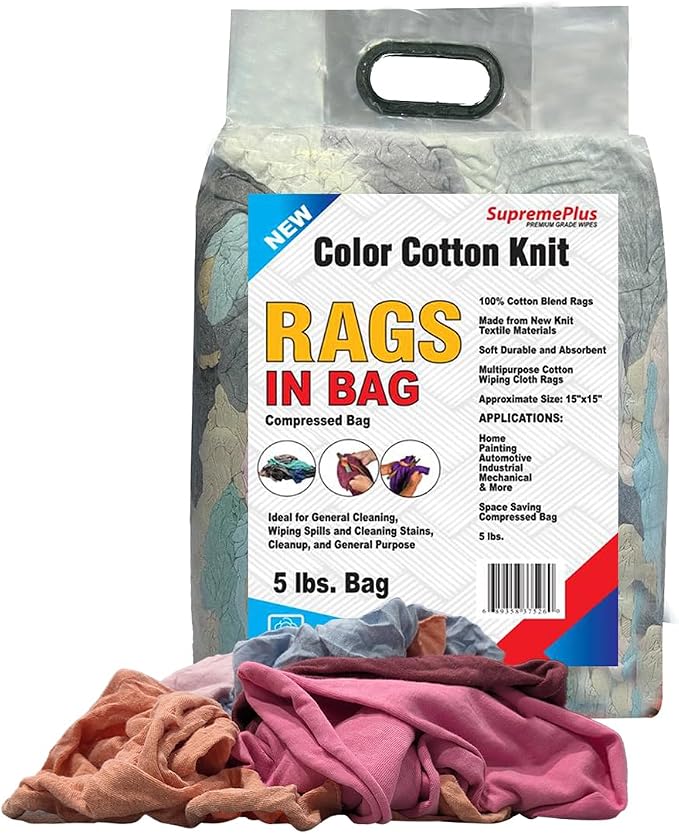Premium Color Knit Cleaning Rags – Shop Rags Bulk by SupremePlus